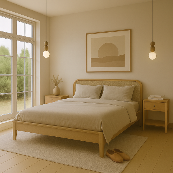 Modrzewiowa sypialnia