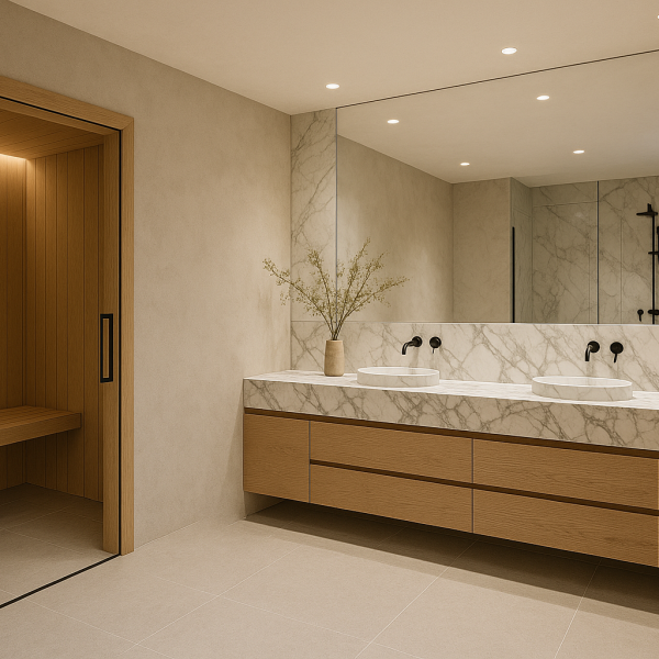 Projekt Sosnowy Zakątek łazienka