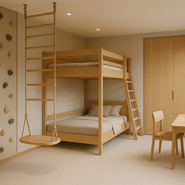 Projekt Sosnowy Zakątek pokój dziecięcy